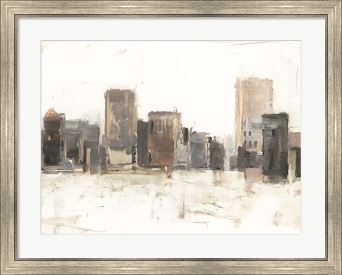 Framed City Vista I Print