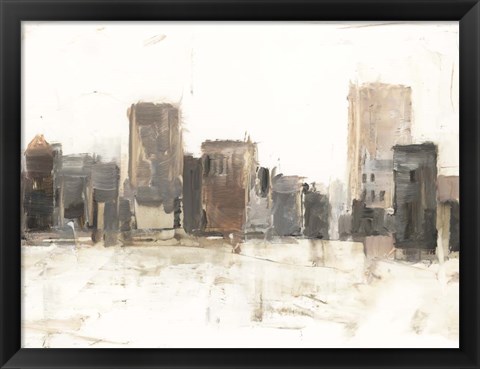 Framed City Vista I Print