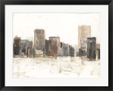 Framed City Vista I Print