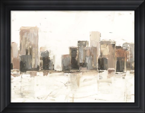 Framed City Vista II Print