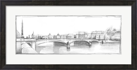 Framed Pont du Carroussel Print