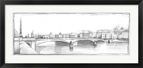 Framed Pont du Carroussel Print