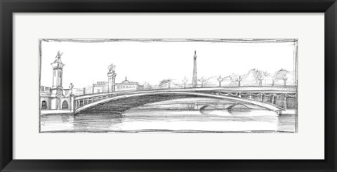 Framed Pont Alexandre III Print