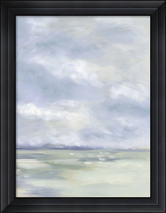 Framed Coastal Water Print