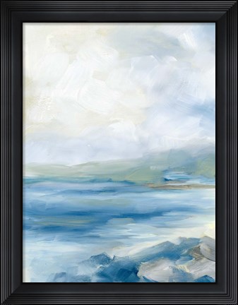 Framed Rocky Shoreline Print