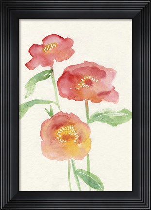Framed Petite Fleur II Print