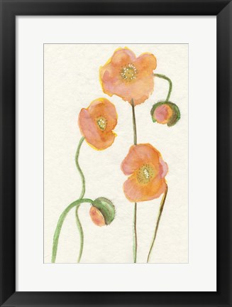 Framed Petite Fleur III Print