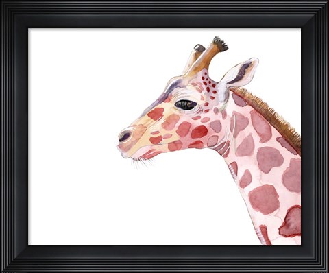 Framed Sunset Safari VIII Print