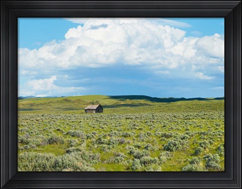 Framed Barn Scene I Print