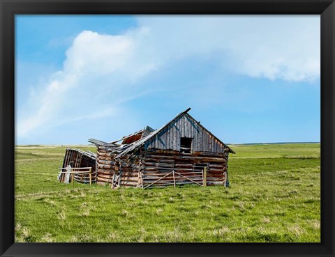 Framed Barn Scene II Print