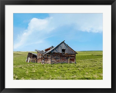 Framed Barn Scene II Print