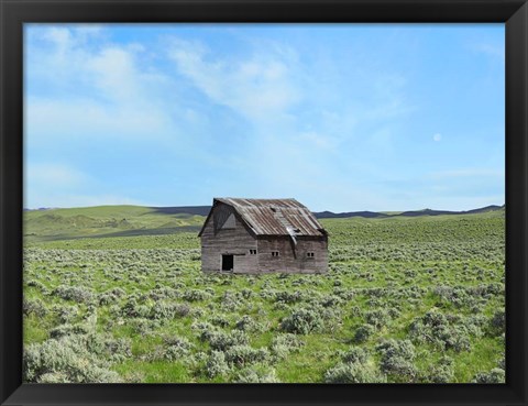 Framed Barn Scene III Print