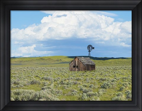 Framed Barn Scene IV Print