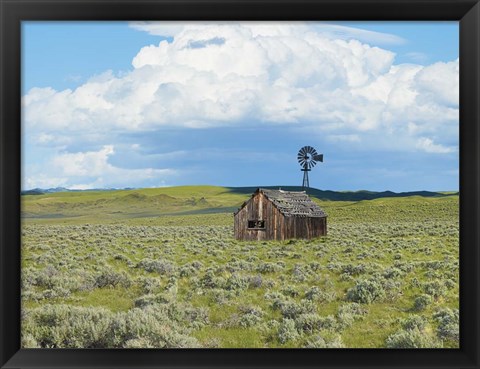 Framed Barn Scene IV Print