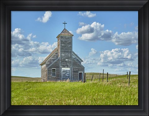 Framed Barn Scene V Print