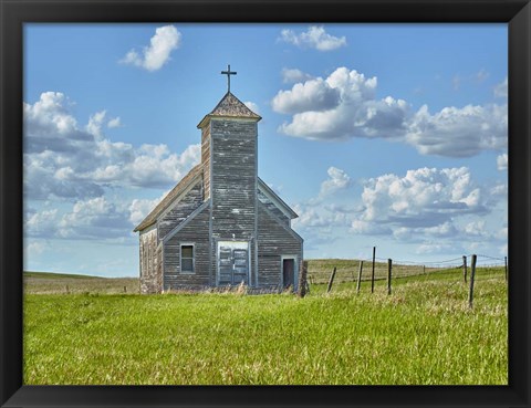 Framed Barn Scene V Print