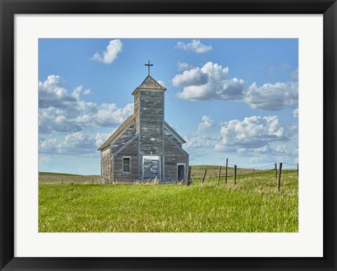 Framed Barn Scene V Print