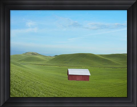 Framed Barn Scene VI Print