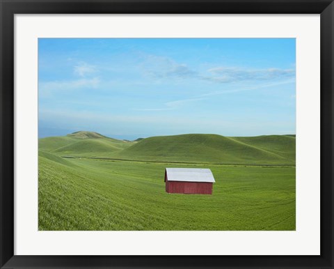 Framed Barn Scene VI Print