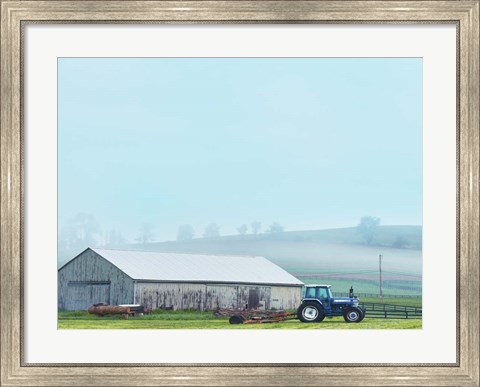 Framed Barn Scene VII Print