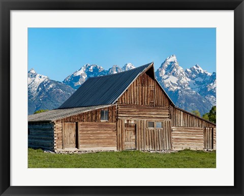 Framed Barn Scene X Print