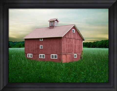 Framed Barn Scene XII Print