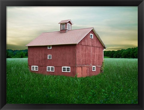 Framed Barn Scene XII Print