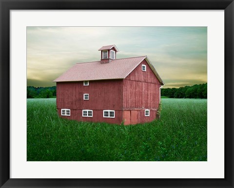 Framed Barn Scene XII Print