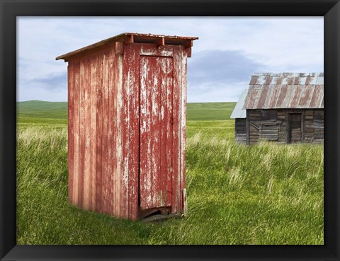 Framed Barn Scene XIII Print