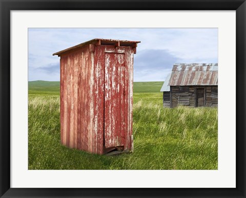 Framed Barn Scene XIII Print