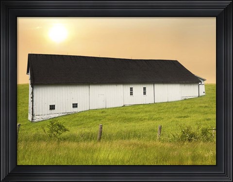 Framed Barn Scene XIV Print