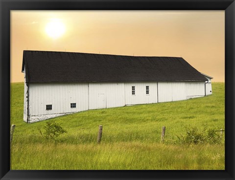 Framed Barn Scene XIV Print