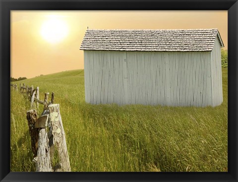 Framed Barn Scene XVII Print