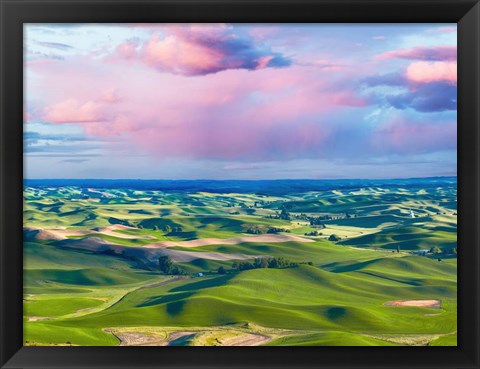 Framed Farmscape Photo I Print