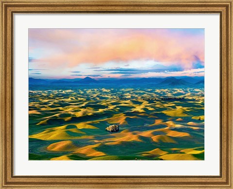 Framed Farmscape Photo II Print