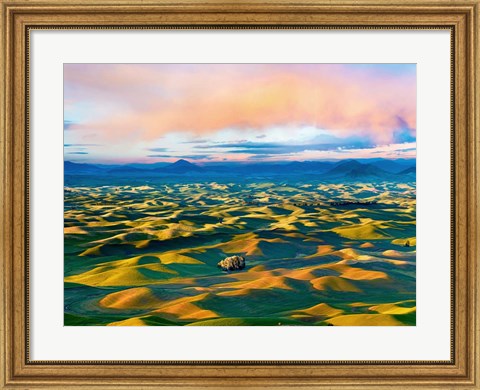 Framed Farmscape Photo II Print