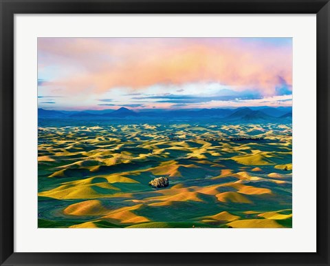 Framed Farmscape Photo II Print