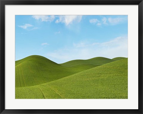 Framed Farmscape Photo III Print