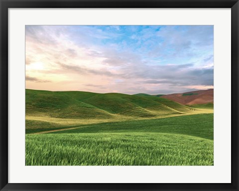 Framed Farmscape Photo V Print