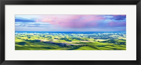 Framed Farmscape Panorama II Print