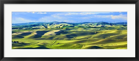 Framed Farmscape Panorama III Print