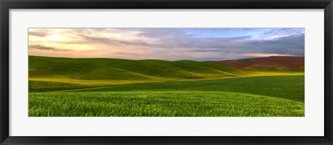 Framed Farmscape Panorama VI Print