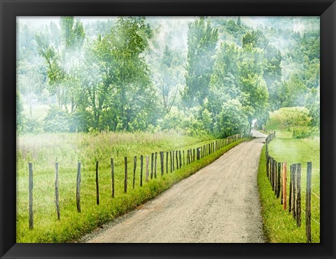 Framed Country Road Photo II Print