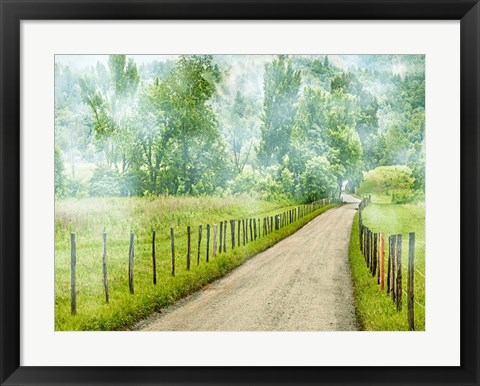 Framed Country Road Photo II Print