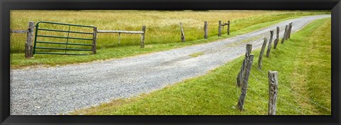 Framed Country Road Panorama III Print