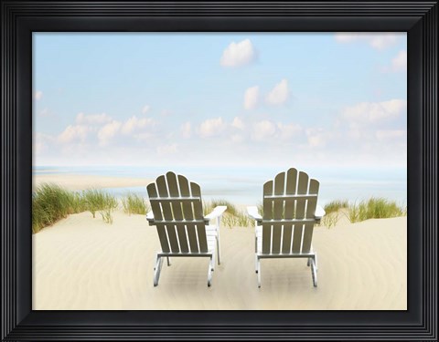 Framed Beachscape Photo I Print