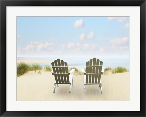 Framed Beachscape Photo I Print