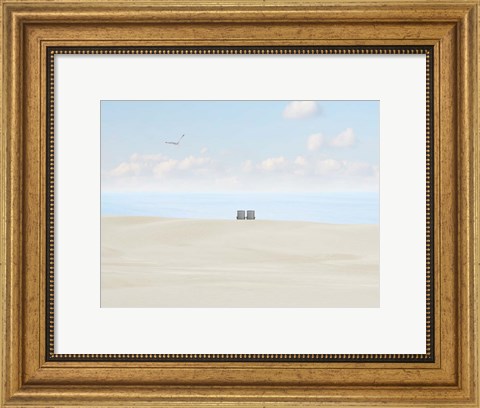 Framed Beachscape Photo II Print