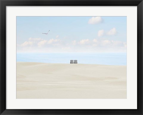 Framed Beachscape Photo II Print