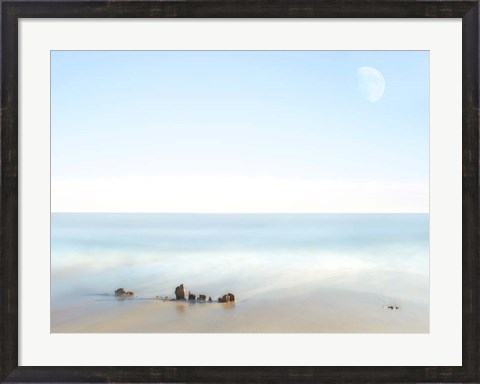 Framed Beachscape Photo V Print